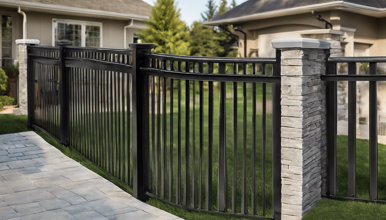 découvrez les avantages de la clôture en aluminium de brico dépôt et trouvez la solution idéale pour sécuriser votre extérieur.